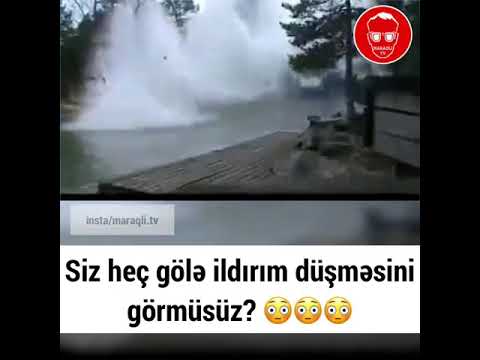 Whatsapp üçün qısa video ( gölə İldırım düşməsi)