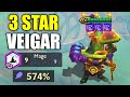 TRIPLE LUDEN VEIGAR ⭐⭐⭐ 9 Mage vs 9 Elderwood 3 Star Veigar (Teamfight Tactics TFT Fates Set 4)