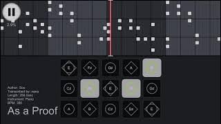 Sky: Children of the Light - As a Proof [Sou] SHEET MUSIC