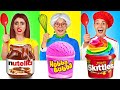 Me vs Grandma vs Chef Cooking Challenge | Crazy Food Battle by RATATA COOL