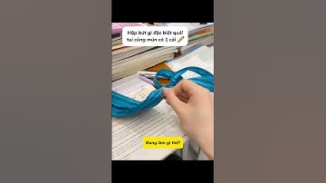 Hộp bút này trông lạ quá. #dochoidocla #shorts