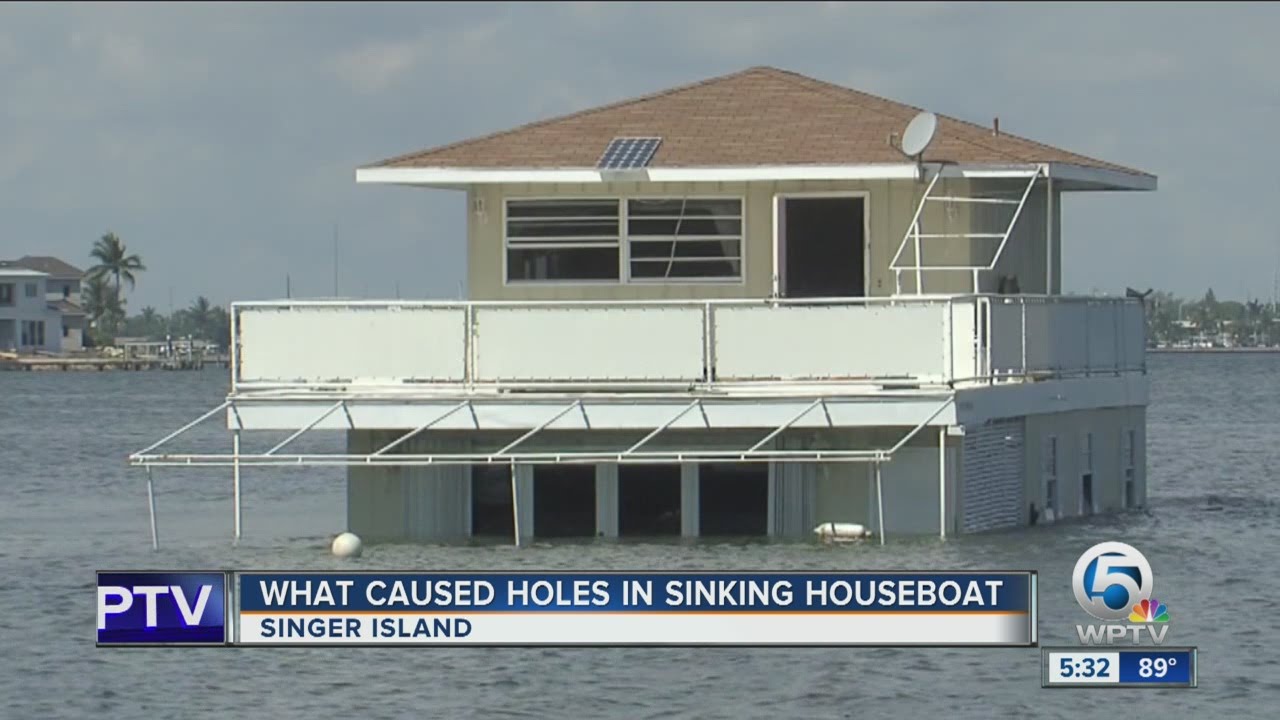 What Caused Holes In Sinking Houseboat