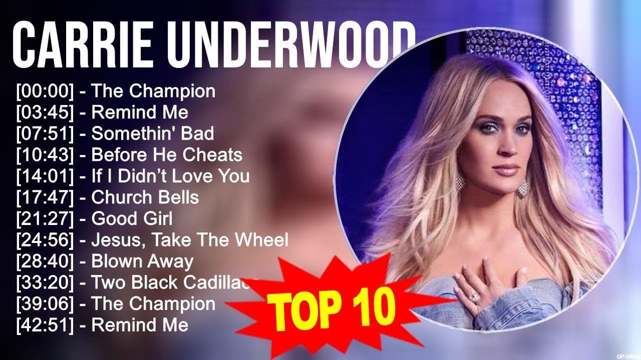 C.a.r.r.i.e U.n.d.e.r.w.o.o.d Greatest Hits ~ Top 100 Artists To Listen in 2023