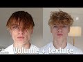 How to add texture and volume to straight flat hair  the best products to use hair tutorials ep 2
