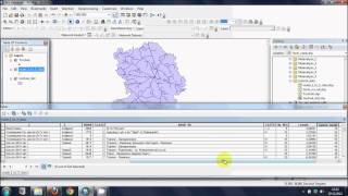 Creating service areas using network analyst, ArcGIS