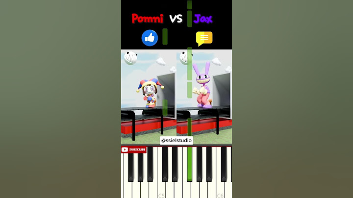 How many times has pomni & jax catch motion - Easy Piano Tutorial #shorts