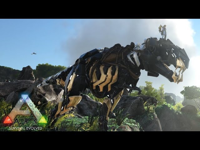 21 Ark Rag S4 未来的暴竜 Lv180 Max Tek Rex テックレックス をテイム Pc版公式pve Ark Survival Evolved Youtube