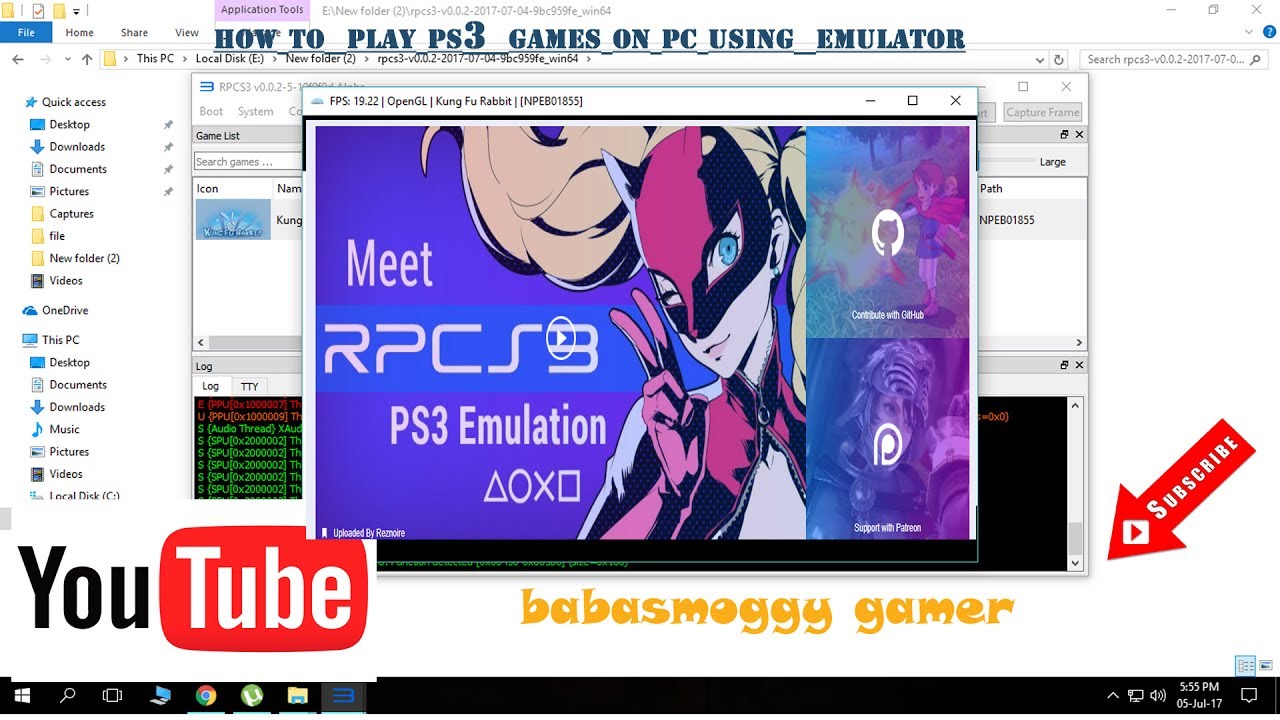 how to use emulators to play ps3 games on pc without emulator