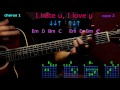 I hate u, I love u gnash ft olivia o'brien guitar chords