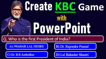 Create KBC Game Using Microsoft PowerPoint | KBC Game PowerPoint | #kbc_game