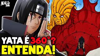 Provando que o Espelho Yata protege Itachi de todas as direções!