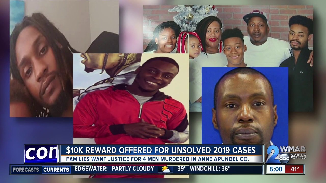 Anne Arundel County Police offering $10k reward for 4 unsolved 2019 ...