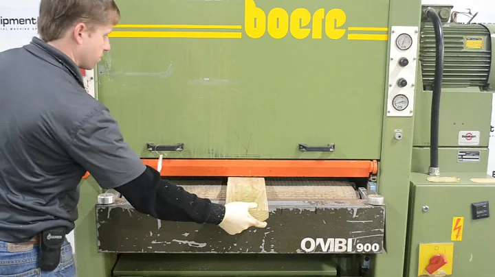 Boere 36" Wide Belt Sander, 37" x 75" Belt