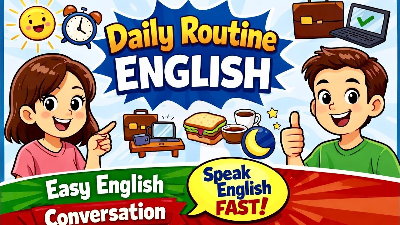 Talking About Daily Routine – Easy English Conversation For Beginners ...