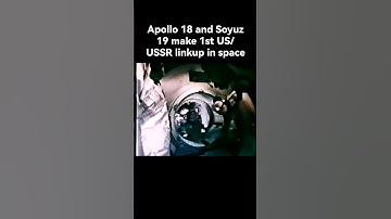 #OTD, July 17 1975, Apollo 18 and Soyuz 19 make 1st US/USSR linkup in space🇺🇸🇷🇺🚀