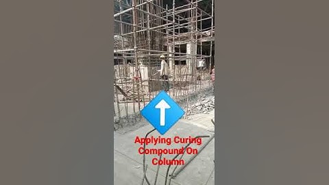 Applying Of Curing Compound On Column