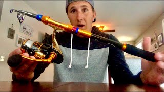 Sougayilang Telescopic Spinning rod Test!(Fail!!) 