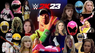 2024 Women's Power Rangers Royal Rumble Match - WWE 2K23