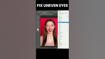 How To Fix Uneven Eyes In Photoshop It