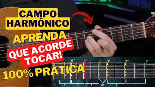 TRUQUE DOS PROFISSIONAIS  Como fazer os Acordes do Campo Harmônico de qualquer tom! Todos os níveis