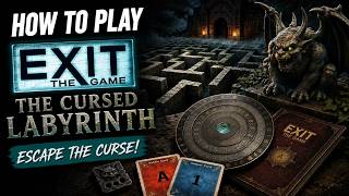 How to play EXIT: The Cursed Labyrinth | Escape Room Board Game Rules