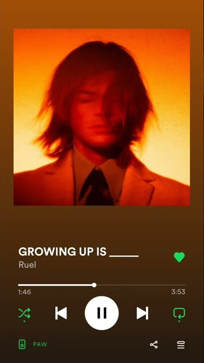 Ruel - GROWING UP IS _____ (Lyric Video) 