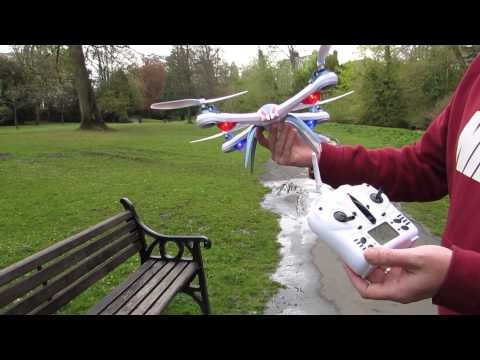 JJRC H16 Tarantula X6 Quadcopter - Review & Flight Demo