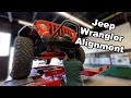 Core 4x4 jl jeep wrangler alignment with steering kit