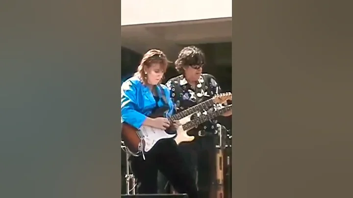 Tapping guitar solo by Cari Dell- female lead guit...