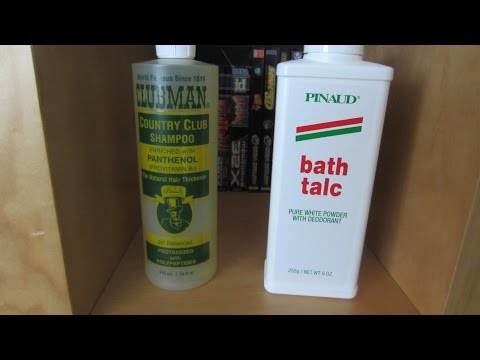 Some info on the Pinaud Bath Talc, Shampoo and a short shave