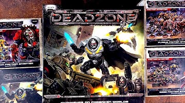 DEADZONE Sci-Fi Skirmish Game from Mantic, Starter Set and Faction Boxes