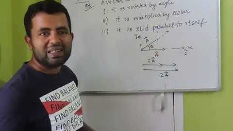 Vector analysis discussion on question and answers part 1