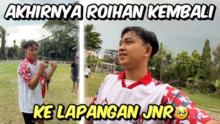 FINALLY AFTER HIS RETURN FROM BANDUNG! ROIHAN IS BACK ON THE MENCENG FIELD AND PLAYING FOOTBALL⚽️🥰