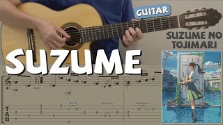 Download lagu Suzume / Suzume no Tojimari (Guitar) [Notation   TAB]