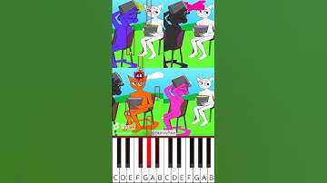 Sprunki Pour Challenge COMPLETE EDITION Animation #sprunki (@SkinnyPale) - Octave Piano Tutorial