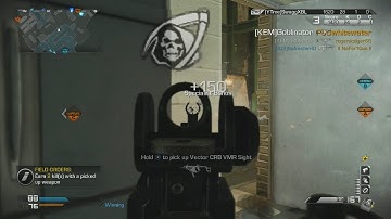 COD Ghosts: KEM w/Every SMG - Vector CRB