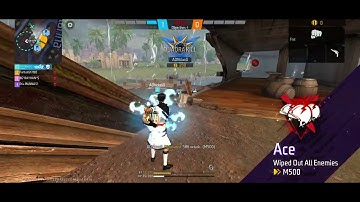 4 vs 1 ACE amazing shots | M500 perfect use | Free Fire