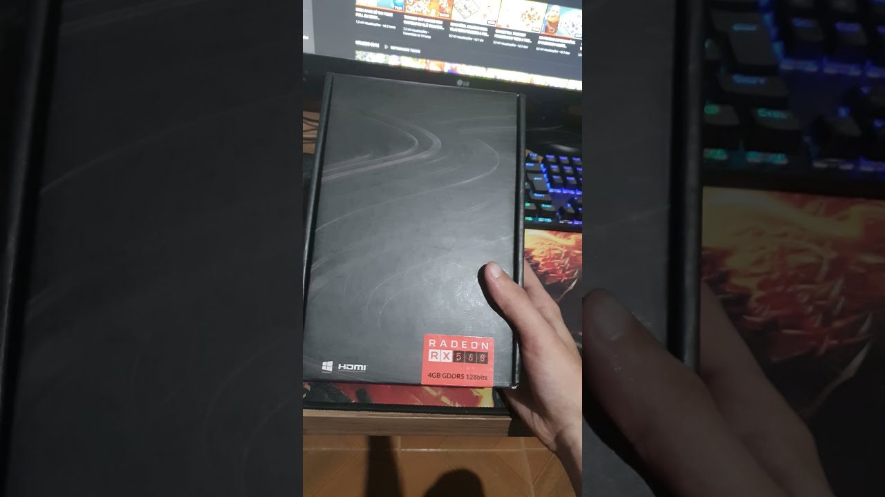 RECEBI ESSA PLACA DE VÍDEO INSANA! MANCER RADEON RX 560 DA PICHAU GAMING!