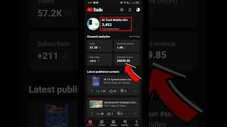 Youtube Earning ?? shortvideo revenue short viralvideo