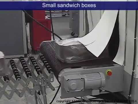 ISS Series - 3618 Intermittent Motion Side Sealer Wrapping Pizza Boxes thumbnail