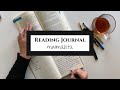Cómo empezar un cuaderno de lecturas | IDEAS e INSPIRACIÓN | Reading Jornal minimalista