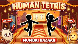HUMAN TETRIS x BOLLYWOOD 🪔 Interactive Warm Up screenshot 3