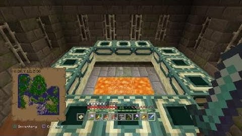 Minecraft TU70 Tutorial World - End Portal Location