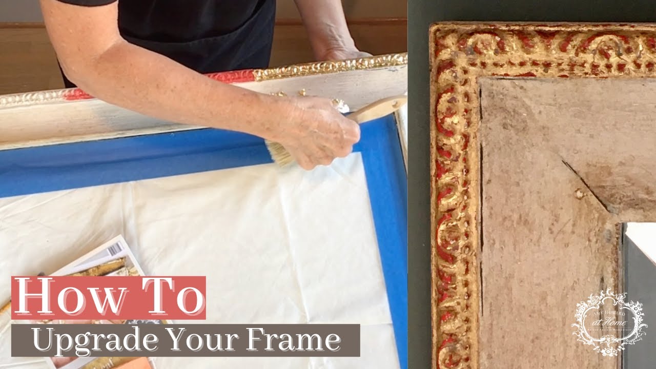 How to Paint a Wooden Mirror Frame - My Repurposed Life®