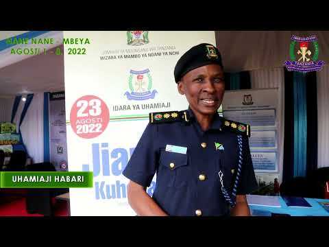 MAONESHO YA NANE NANE KITAIFA MBEYA UHAMIAJI YATANGAZA FURSA KWA WAKULIMA NA WAFUGAJI 