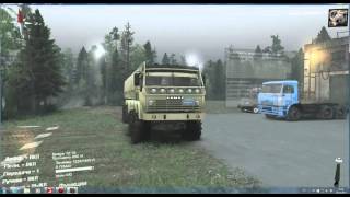 Обзор камаза и карты для Spintires