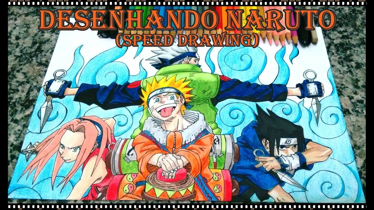 X 上的 Desenha.Anime：「Quer aprender a desenhar o Time 7? Naruto