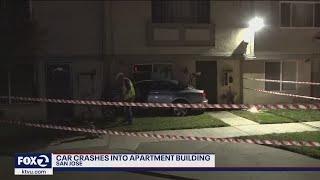 Underage drunk driver crashes, damaging apartment building: police
