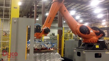 Robotic Bagged Bottle Palletizing