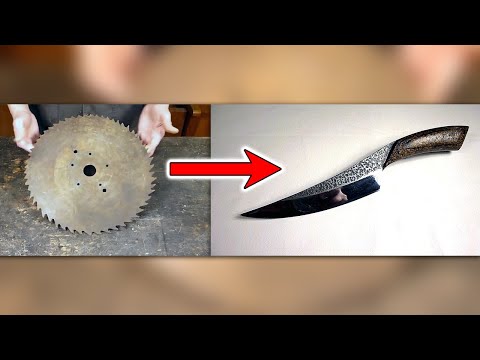 Video: Gjør-det-selv Sirkelsagkniv: Hvordan Lage En Treskjæringskniv Fra En Sirkelsagssirkel I Henhold Til Tegningene? Steg For Trinn Produksjon